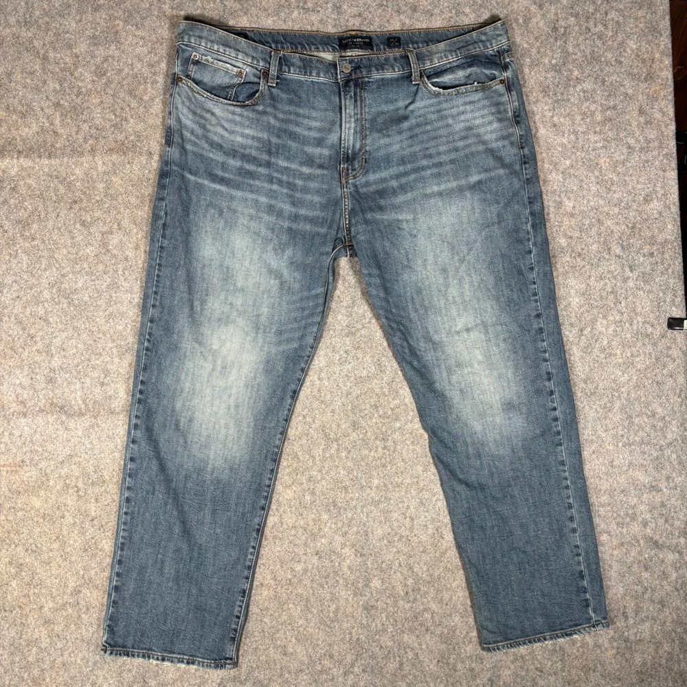 Lucky Brand 363 Vintage Straight Jeans Mens 42x30 (44x31) Blue Denim 7M12607